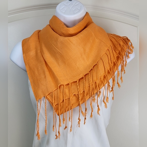 Orange Sherbert Lightweight Scarf - 73" x 22" - Picture 1 of 9